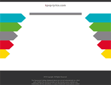 Tablet Screenshot of kpop-lyrics.com